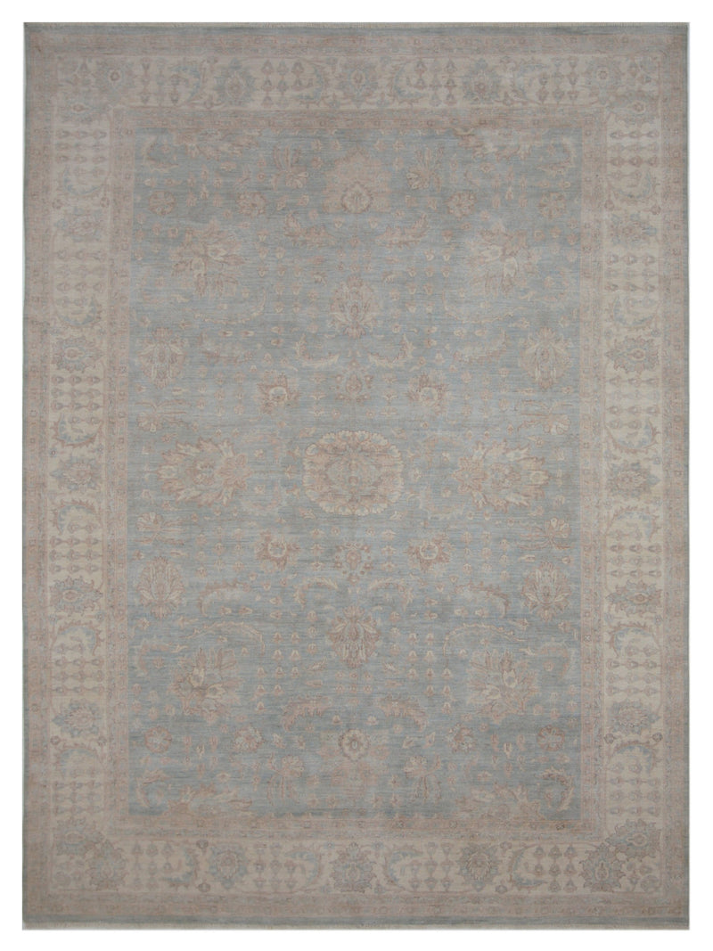 Pacific Ziegler Blue Ivory Transitional