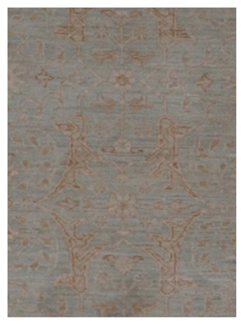 Pacific Ziegler 42877 Blue Blue Transitional Hand Knotted Rug