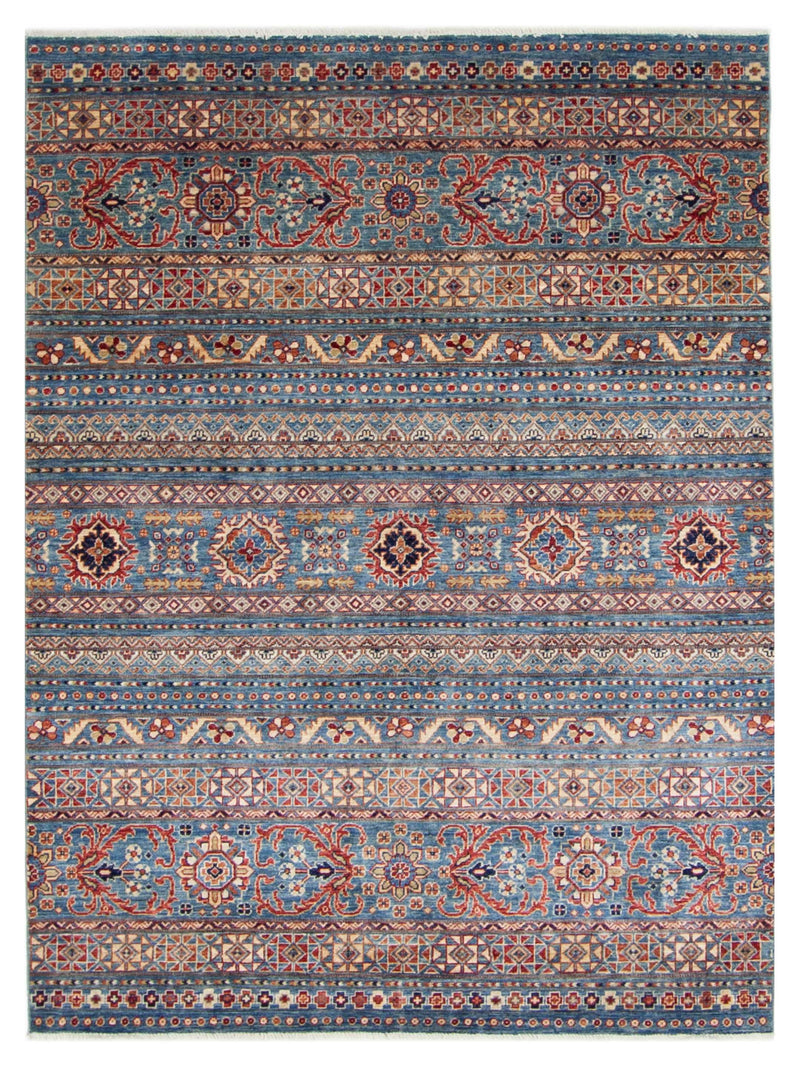 Pacific Khorgeen Grey Blue Traditional
