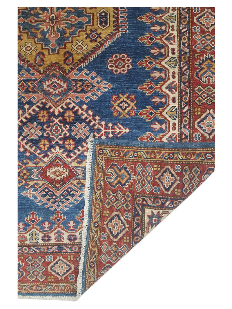 Pacific Kazak Artisan 42920 Blue Red Traditional Hand Knotted Rug