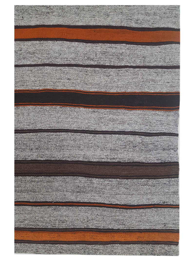 Pacific Galicia 42964 Grey Orange Transitional Flatweave Rug