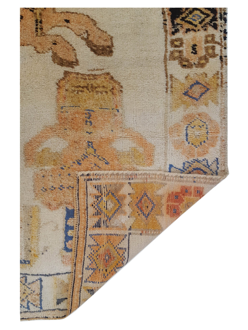 Pacific Kurdish 43014 Red Multi Transitional Hand Knotted Rug