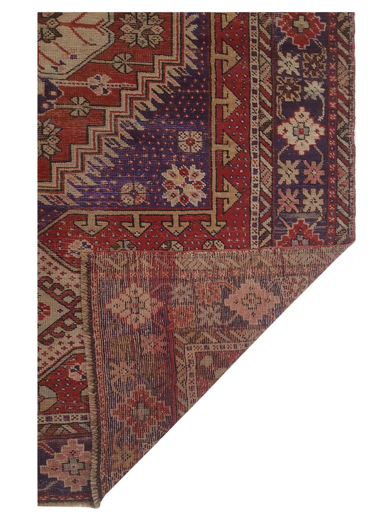 Pacific Kurdish 43016 Red Navy Transitional Hand Knotted Rug