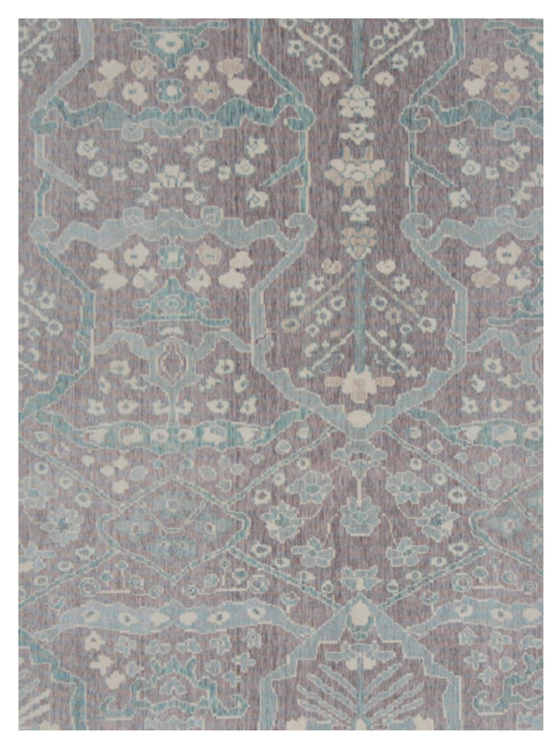 Pacific California 43054 Amethyst Baby Blue Transitional Hand Finished Rugs