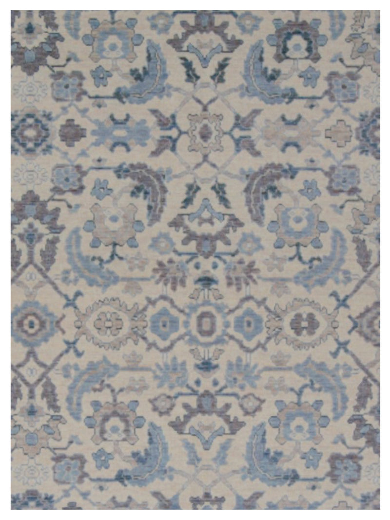 Pacific California CA-13 Beige Blue Transitional Hand Finished Rugs