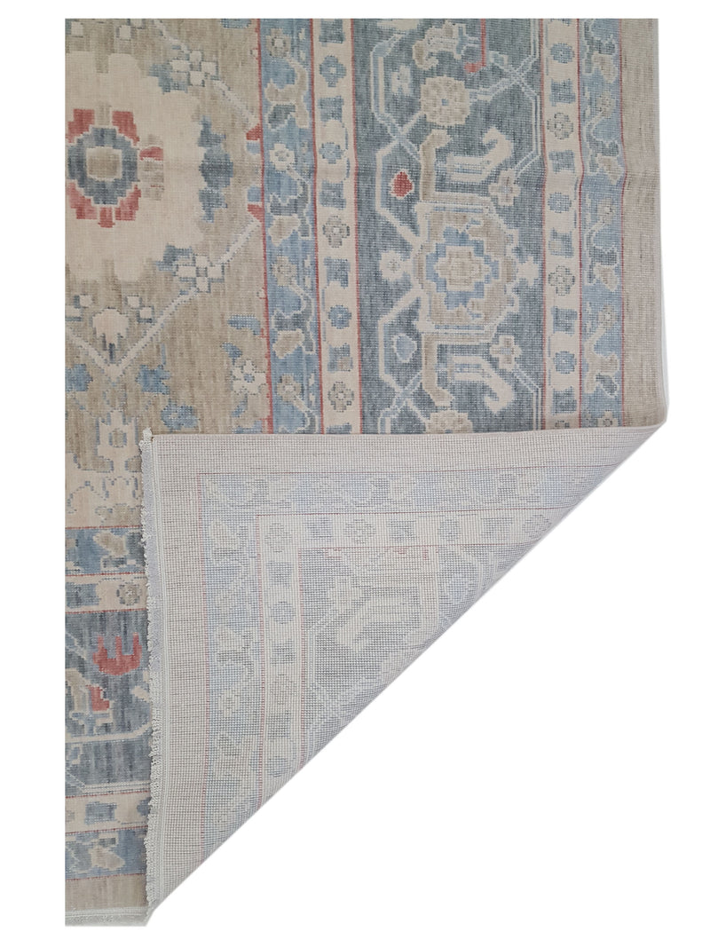 Pacific California 43068 Beige Grey Transitional Hand Finished Rugs