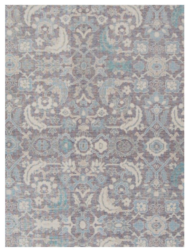 Pacific California 43074 Amethyst Beige Transitional Hand Finished Rugs