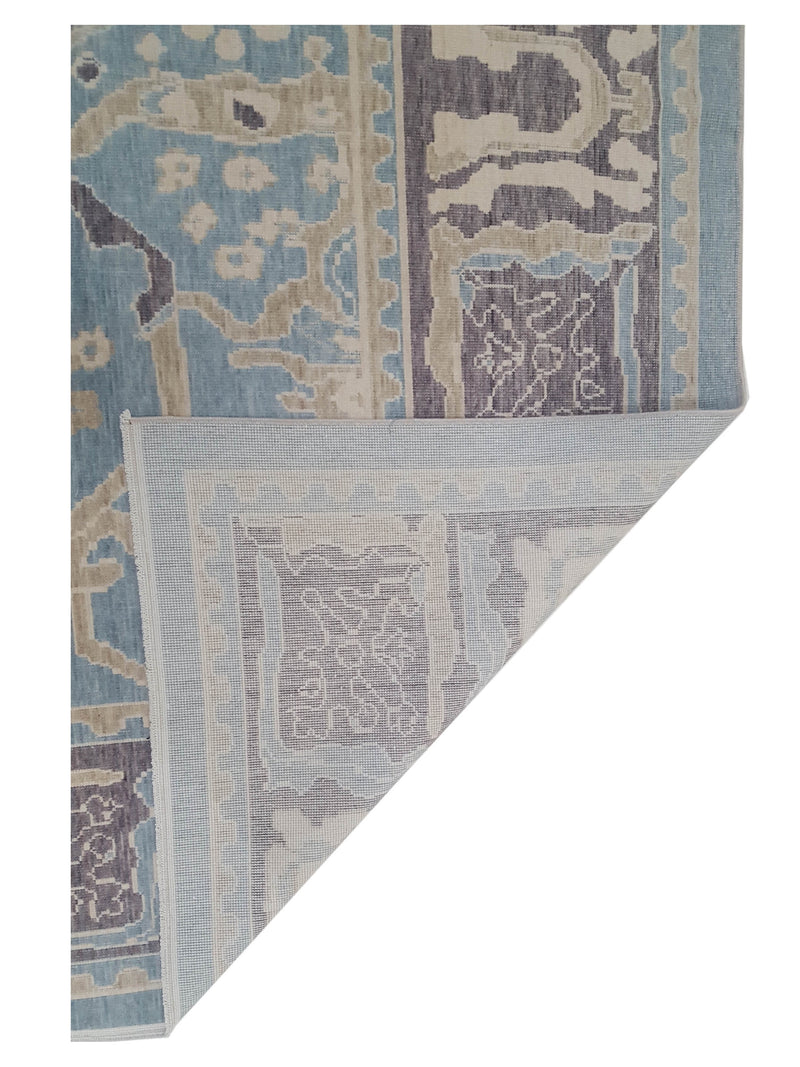 Pacific California 43084 Turquoise Beet Transitional Hand Finished Rugs