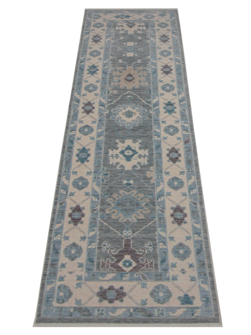 Pacific California 43103 Grey Beige Transitional Hand Finished Rugs