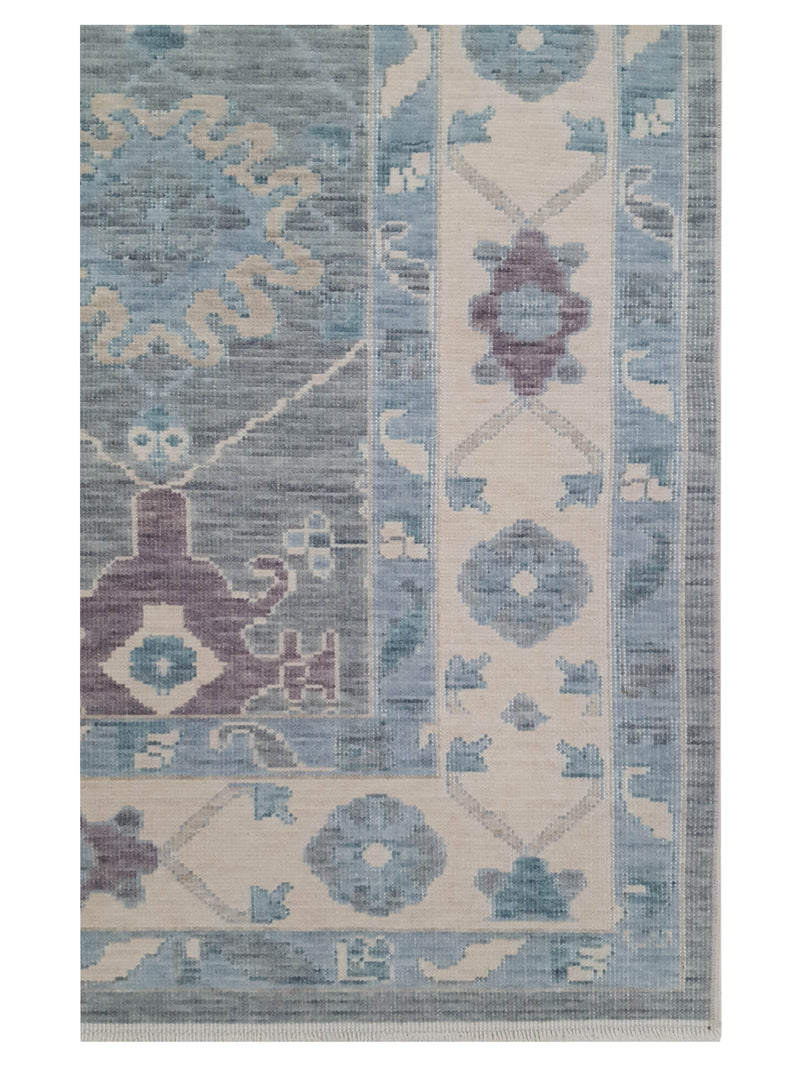 Pacific California 43103 Grey Beige Transitional Hand Finished Rugs