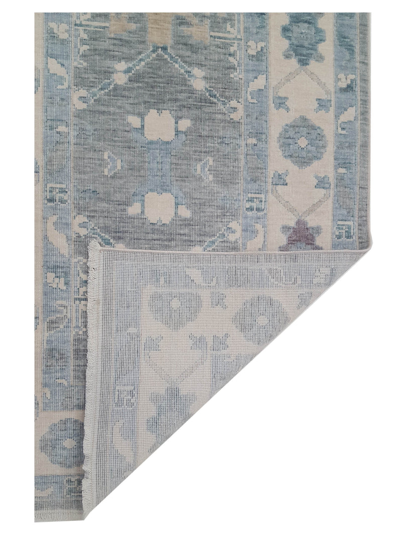 Pacific California 43103 Grey Beige Transitional Hand Finished Rugs