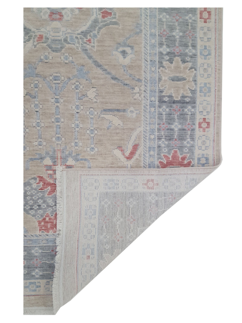 Pacific California 43111 Beige Grey Transitional Hand Finished Rugs