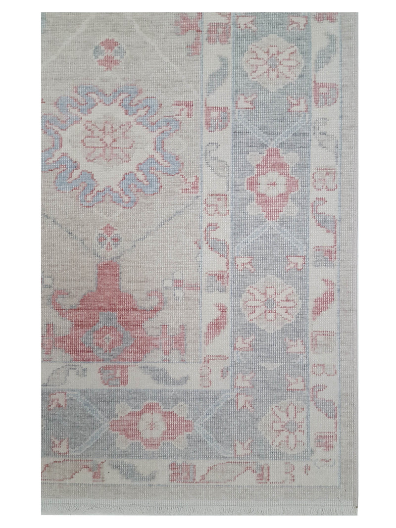 Pacific California 43114 Beige Grey Transitional Hand Finished Rugs