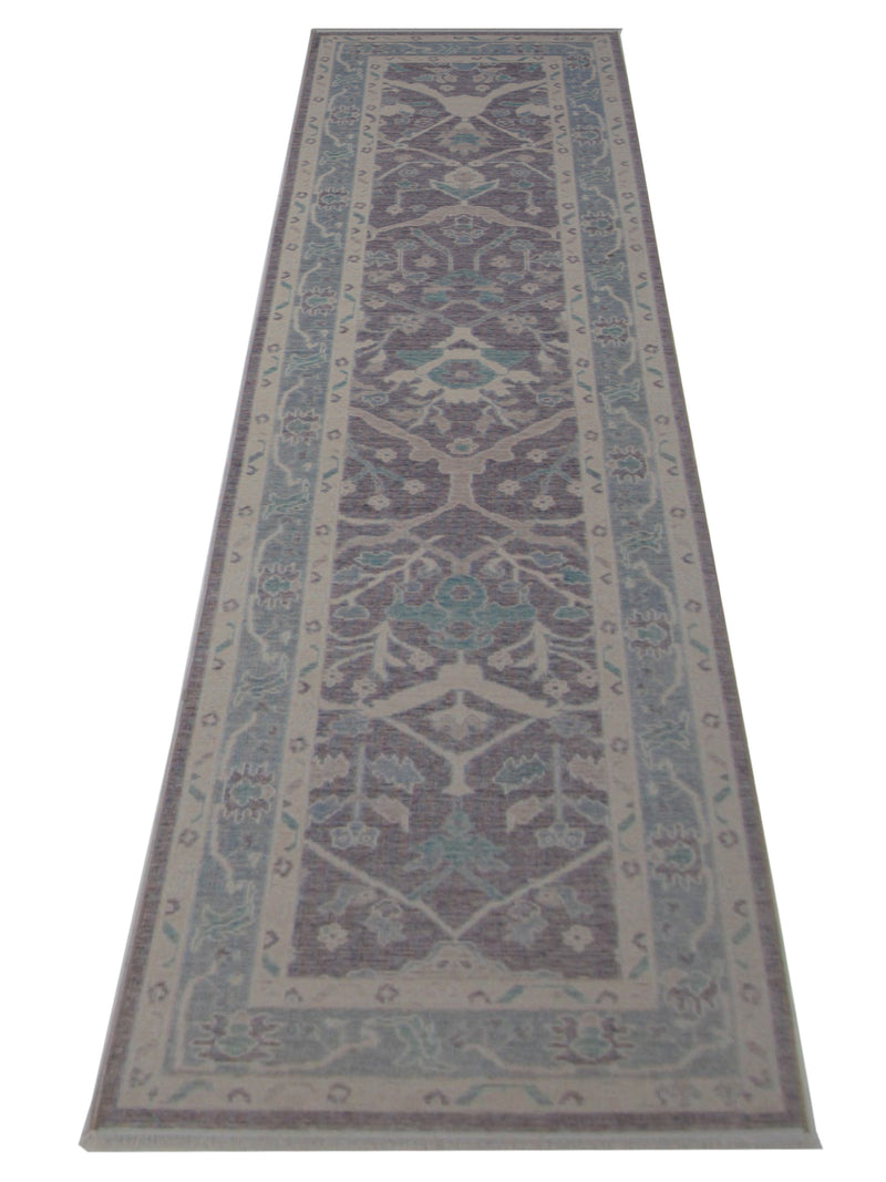 Pacific California 43117 Lavender Green Transitional Hand Finished Rugs