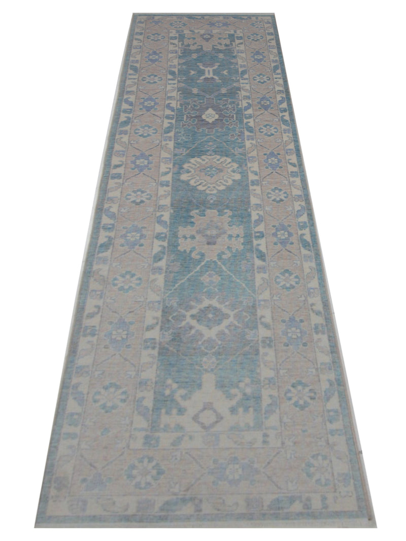 Pacific California 43119 Green Beige Transitional Hand Finished Rugs