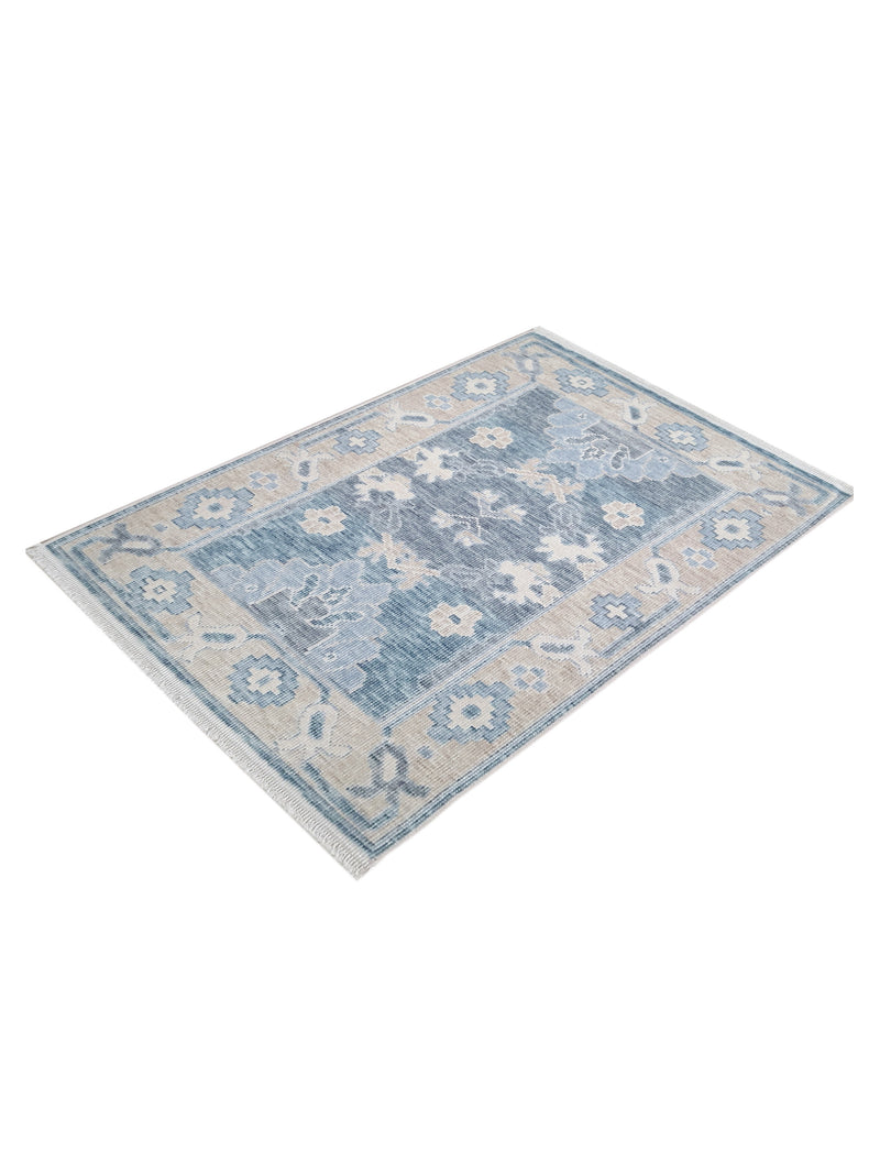 Pacific California CA-51 Green Beige Transitional Hand Finished Rugs