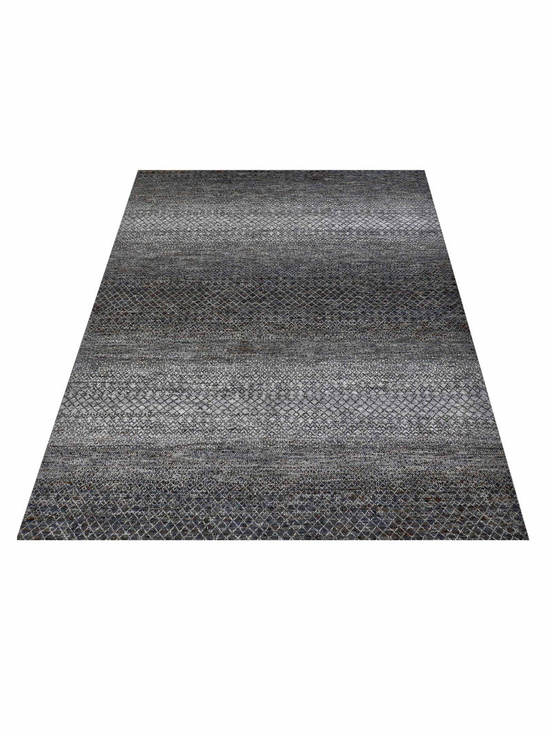 Pacific Chelsea 43202 Brown Multi Modern Hand Knotted Rug