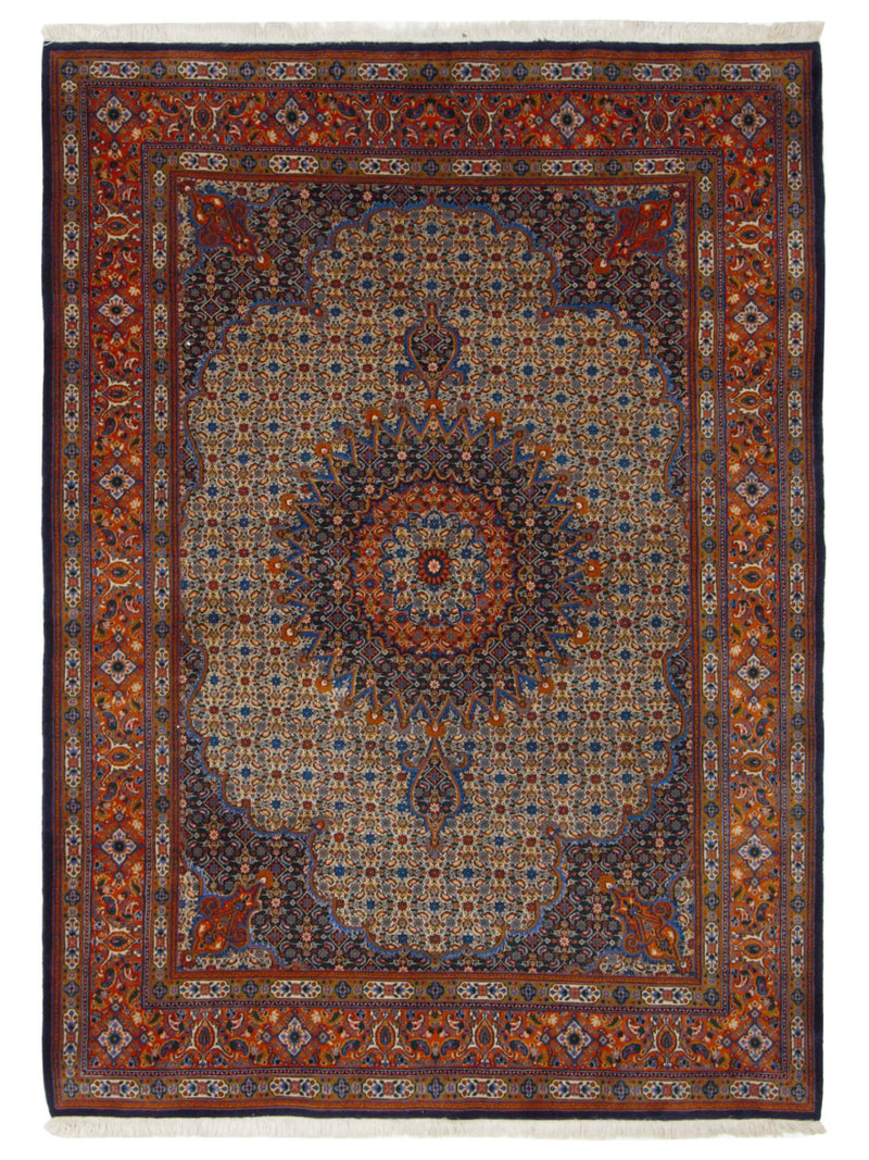 Fasa Bijar Navy Red Traditional