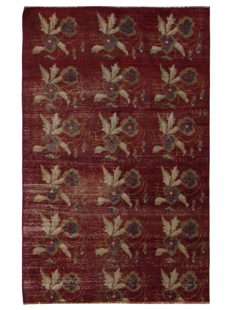 Pacific Kurdish Rust Green Traditional