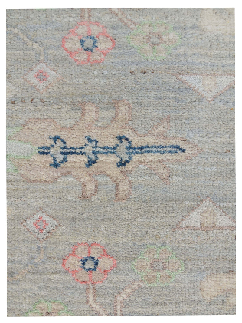 Pacific Ziegler Silk Route 43275 Grey Ivory Traditional Hand Knotted Rug
