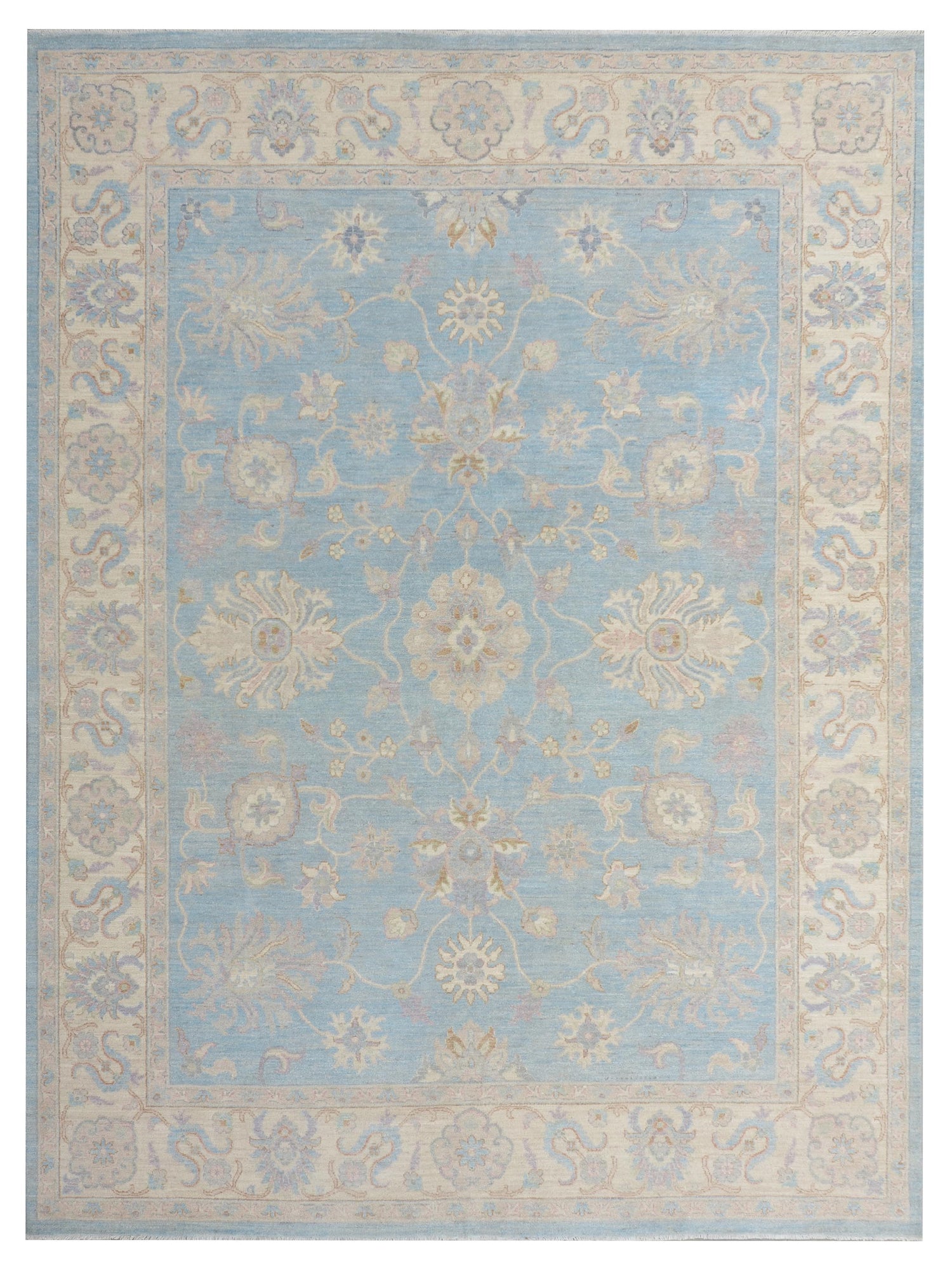 Pacific Ziegler Lt.Blue Ivory Traditional