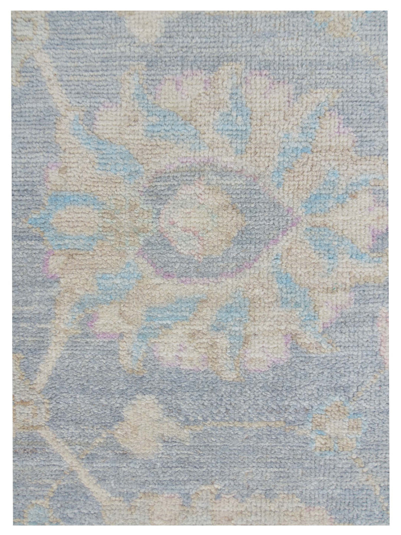 Pacific Ziegler 43277 Grey Ivory Traditional Hand Knotted Rug