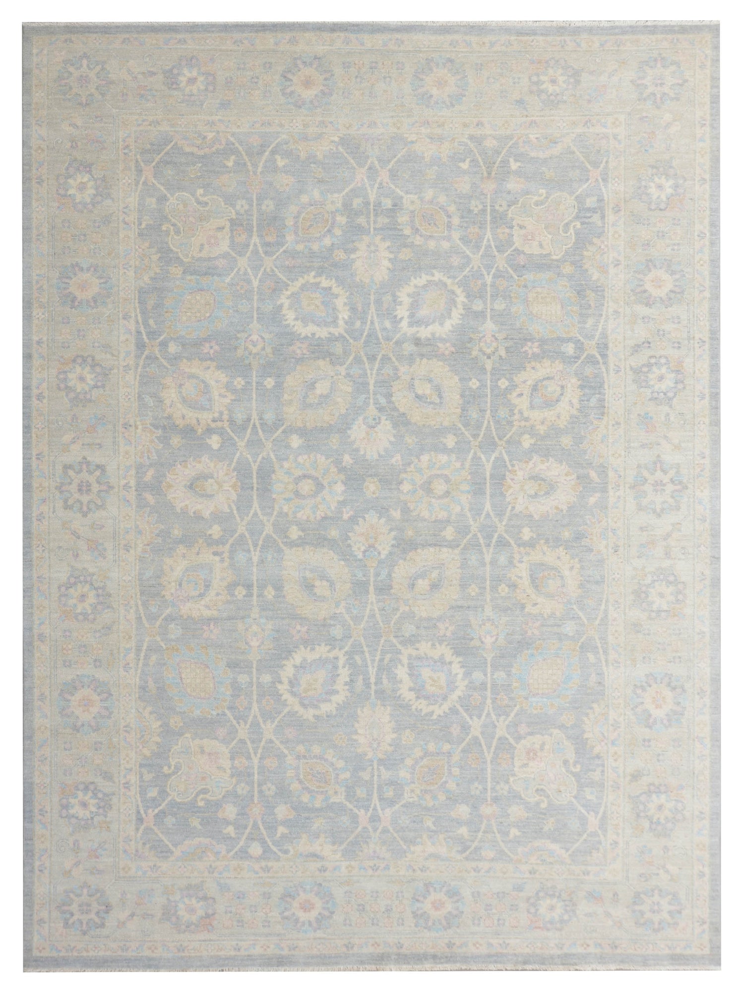 Pacific Ziegler Grey Ivory Traditional