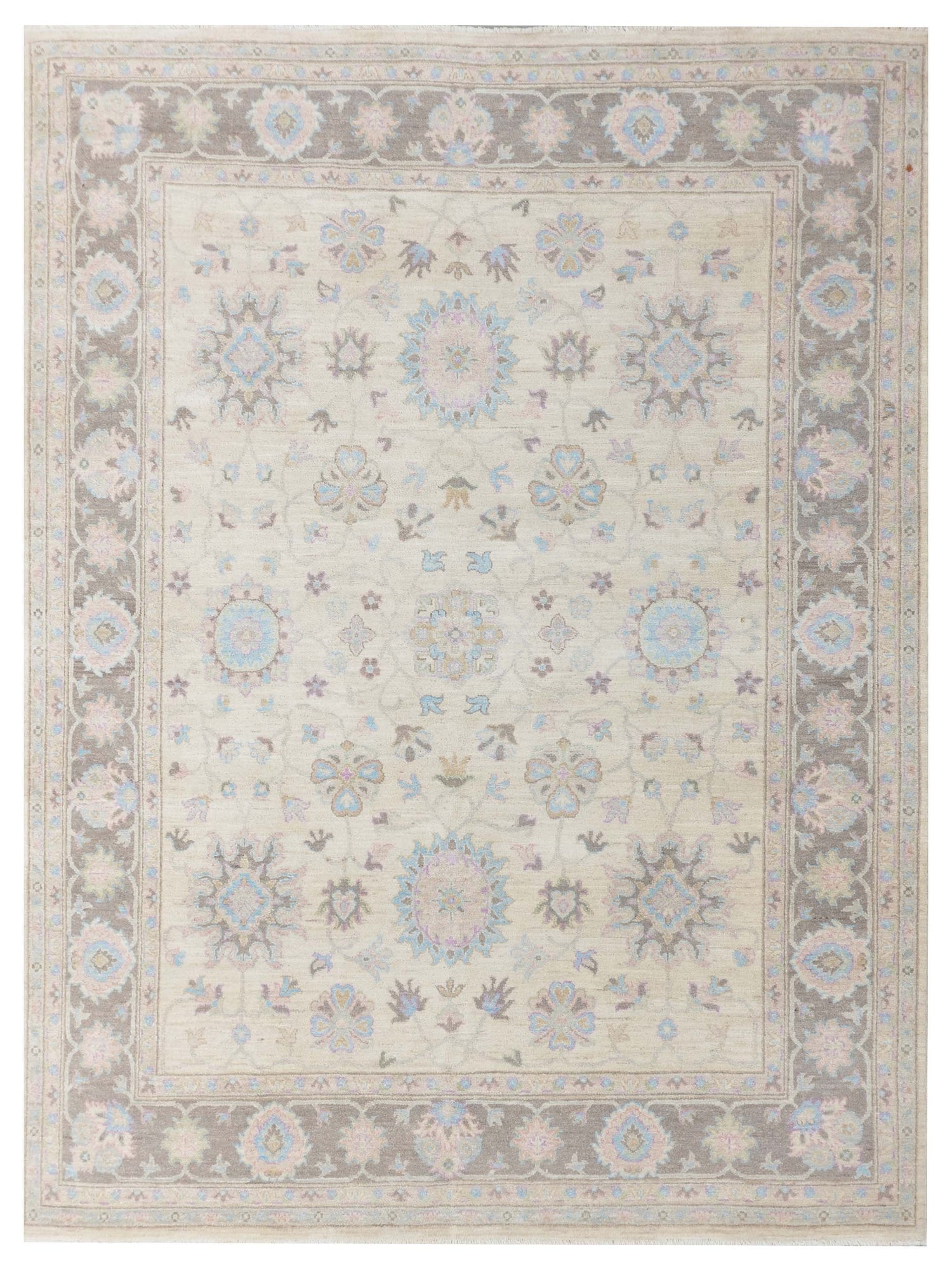 Pacific Ziegler Ivory Brown Traditional