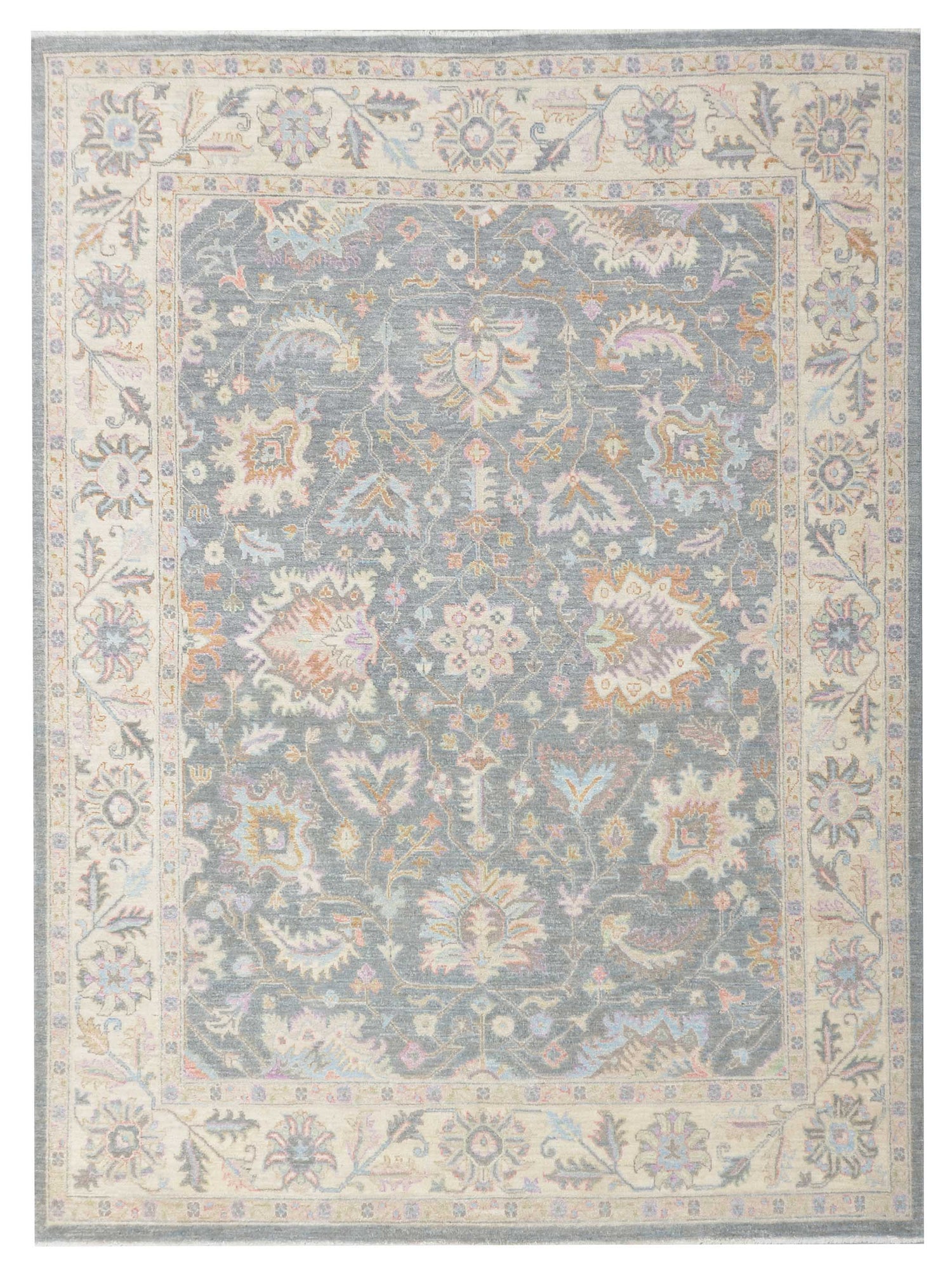 Pacific Ziegler Grey Ivory Traditional