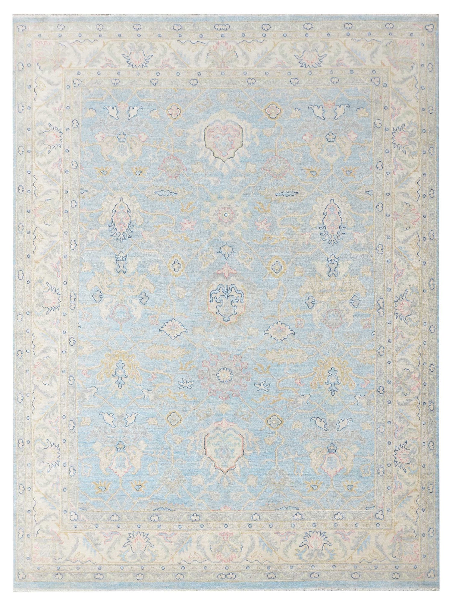 Pacific Ziegler Lt.Blue Ivory Traditional