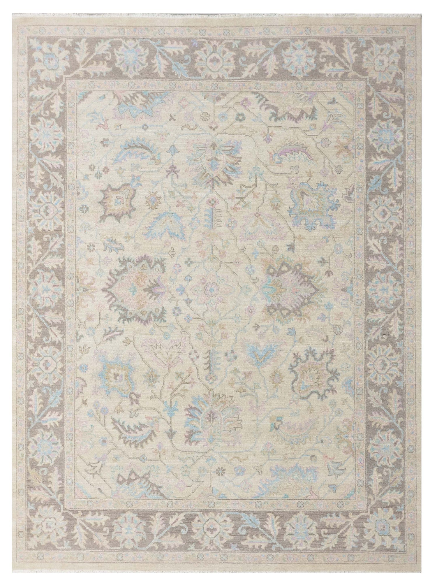 Pacific Ziegler Ivory Brown Traditional