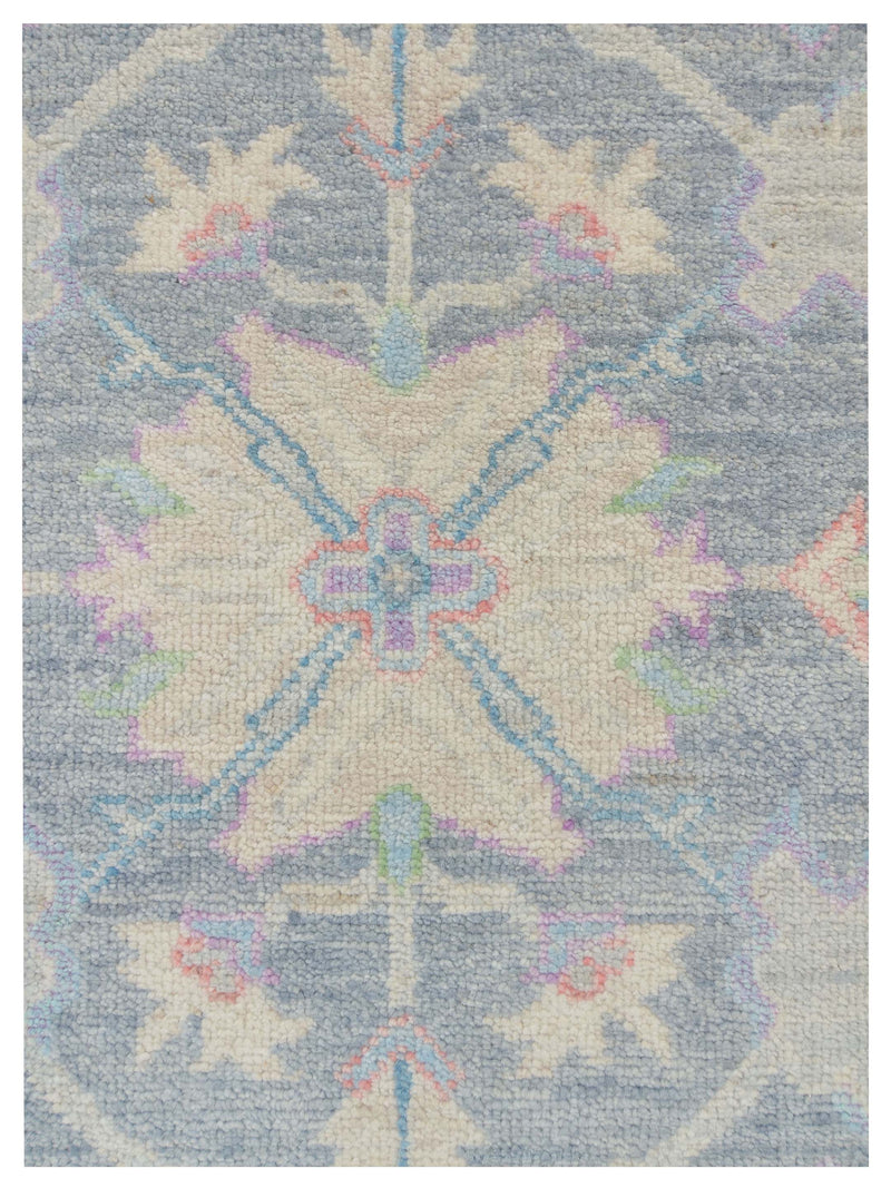 Pacific Ziegler 43292 Grey Ivory Traditional Hand Knotted Rug
