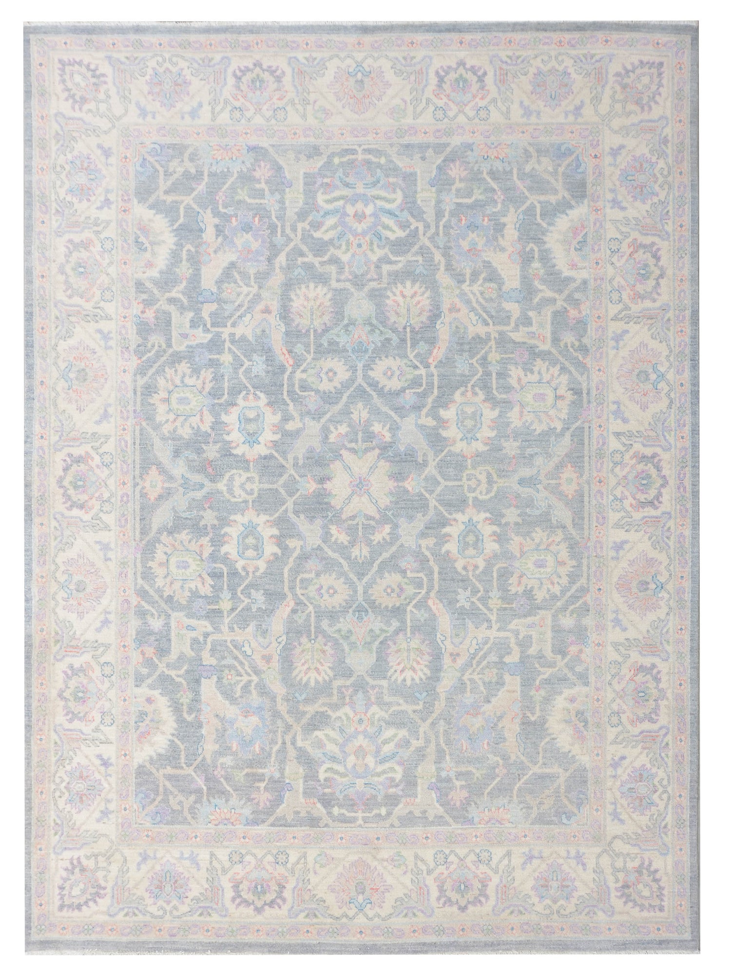 Pacific Ziegler Grey Ivory Traditional