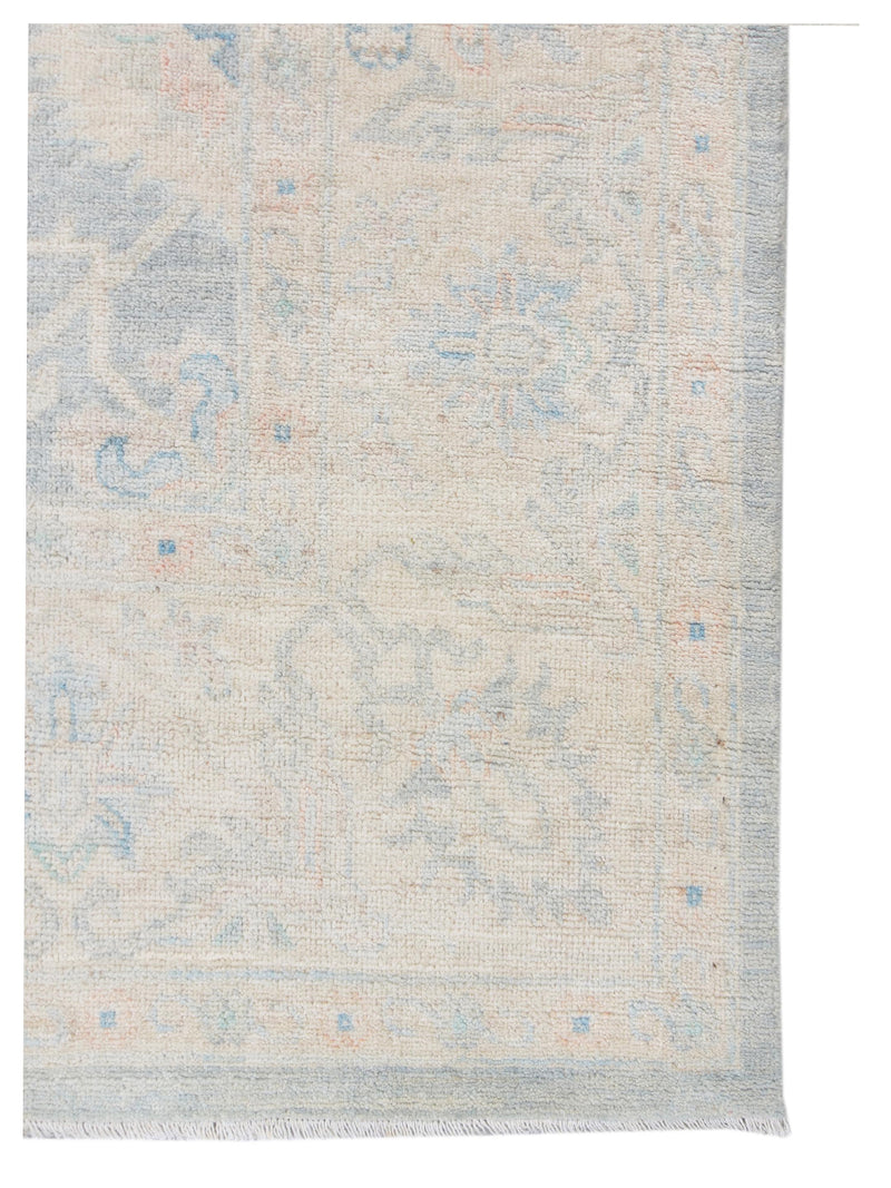 Pacific Ziegler 43295 Grey Ivory Traditional Hand Knotted Rug