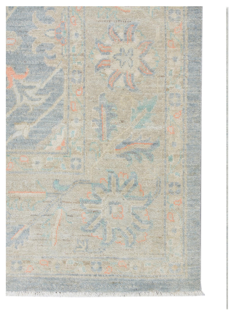 Pacific Ziegler Silk Route 43297 Grey Grey Traditional Hand Knotted Rug