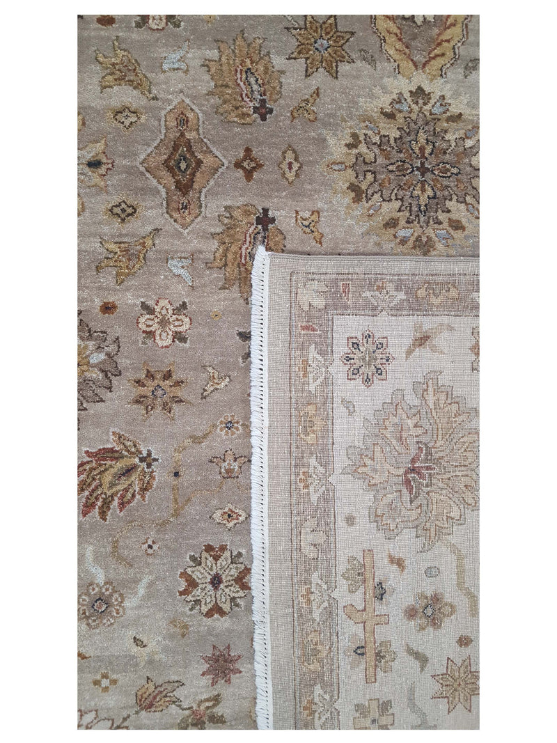 Pacific Maharaja 43302 Beige Ivory Transitional Hand Knotted Rug