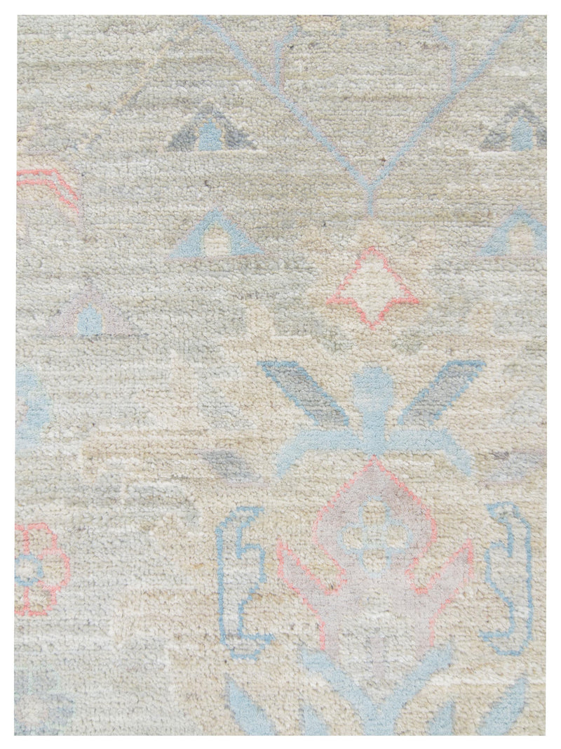 Pacific Ziegler Silk Route 43305 Grey Ivory Traditional Hand Knotted Rug