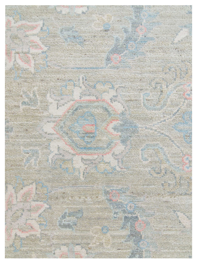Pacific Ziegler Silk Route 43308 Grey Dk.Grey Traditional Hand Knotted Rug