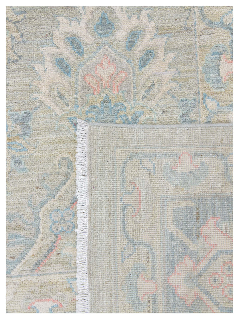 Pacific Ziegler Silk Route 43308 Grey Dk.Grey Traditional Hand Knotted Rug