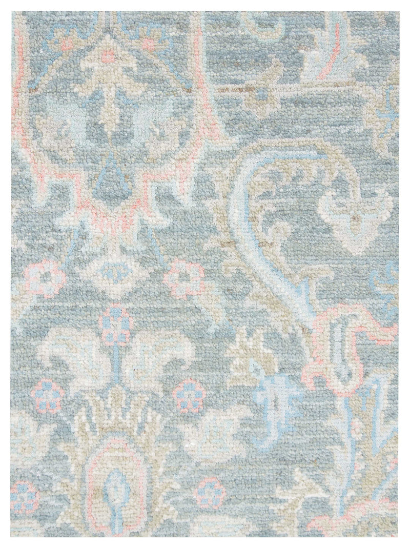 Pacific Ziegler Silk Route 43313 Grey Grey Traditional Hand Knotted Rug
