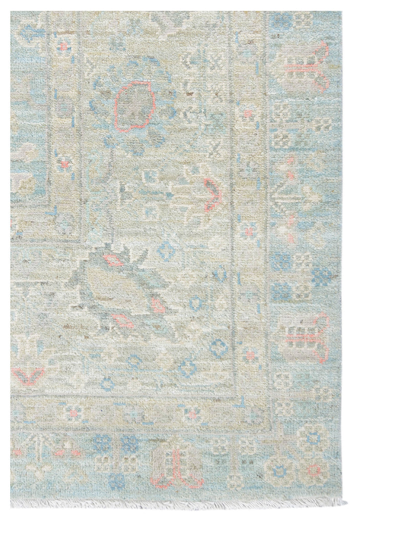 Pacific Ziegler Silk Route 43315 Grey Grey Traditional Hand Knotted Rug