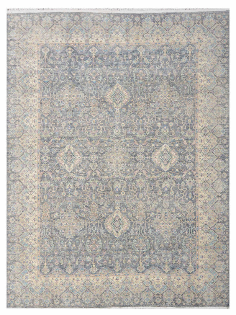 Pacific Ziegler Silk Route D.Grey Ivory Traditional