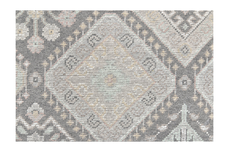 Pacific Ushak 43344 Grey Ivory Transitional Hand Knotted Rug