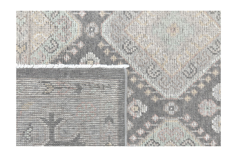 Pacific Ushak 43344 Grey Ivory Transitional Hand Knotted Rug