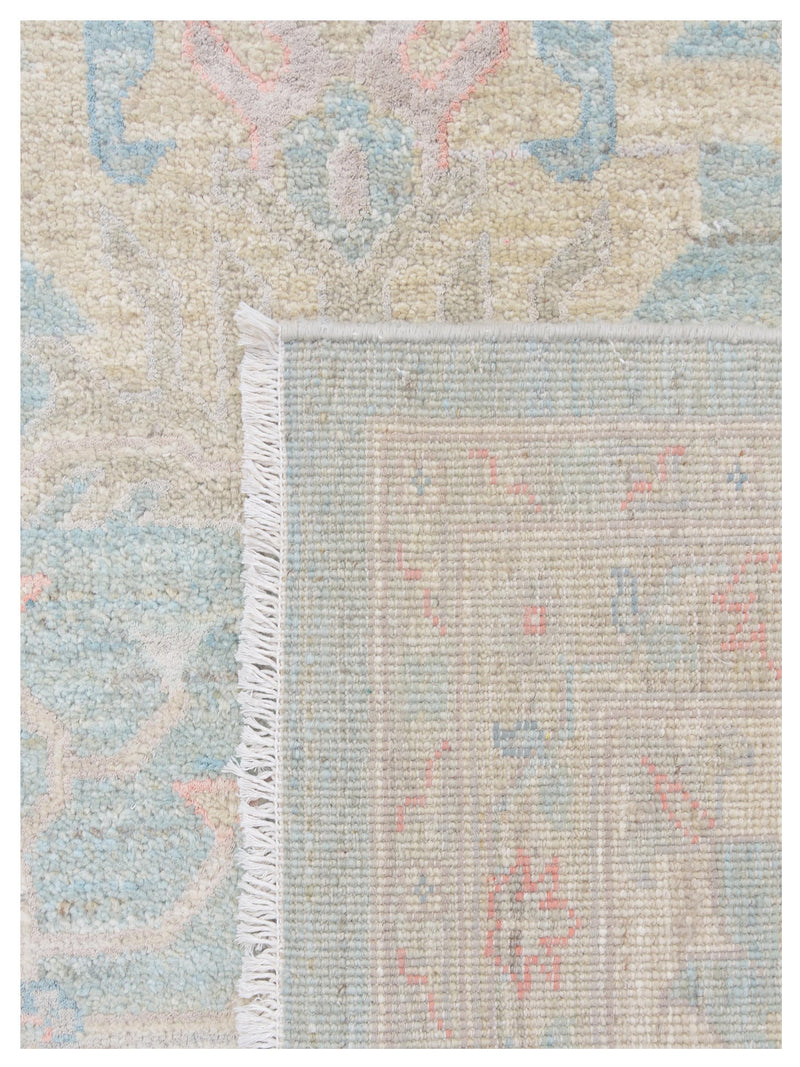 Pacific Ziegler Silk Route 43346 Sky Blue Ivory Transitional Hand Knotted Rug