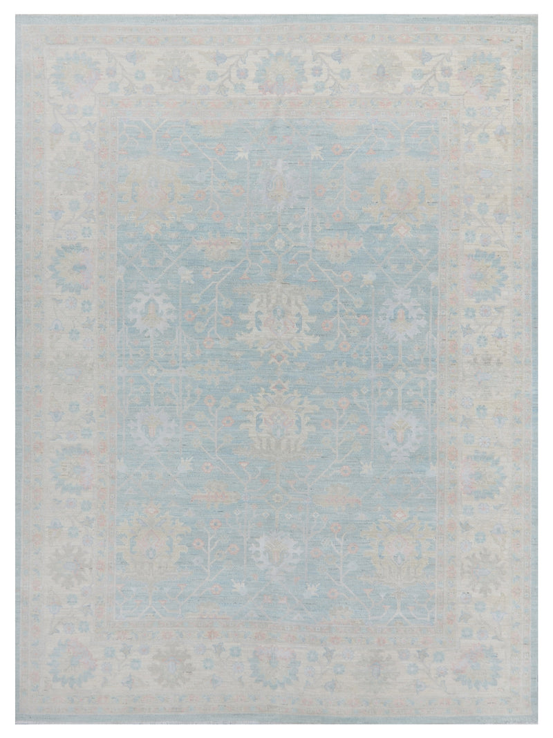 Pacific Ziegler Silk Route Sky Blue Ivory Transitional