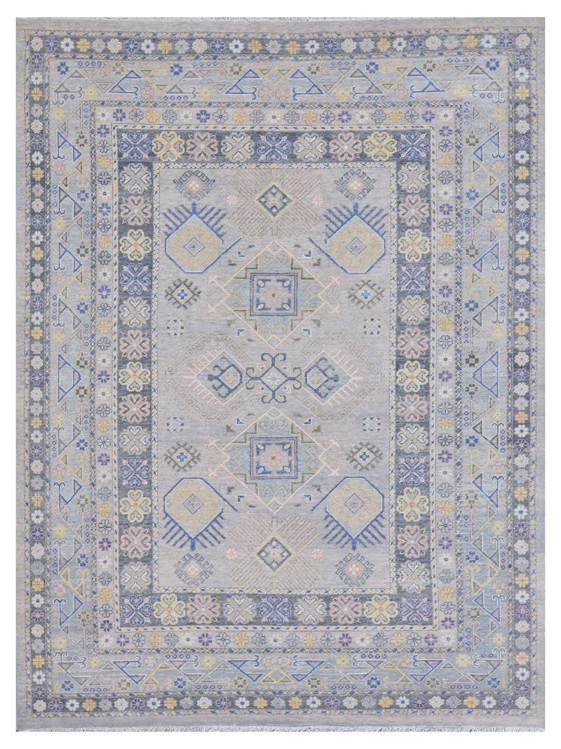 Pacific Ushak Blue Ivory Transitional