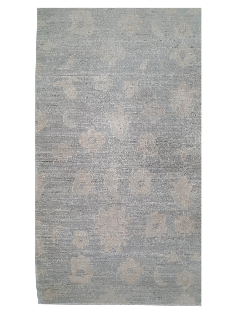 Pacific Ziegler 43454 Grey Ivory Traditional Hand Knotted Rug