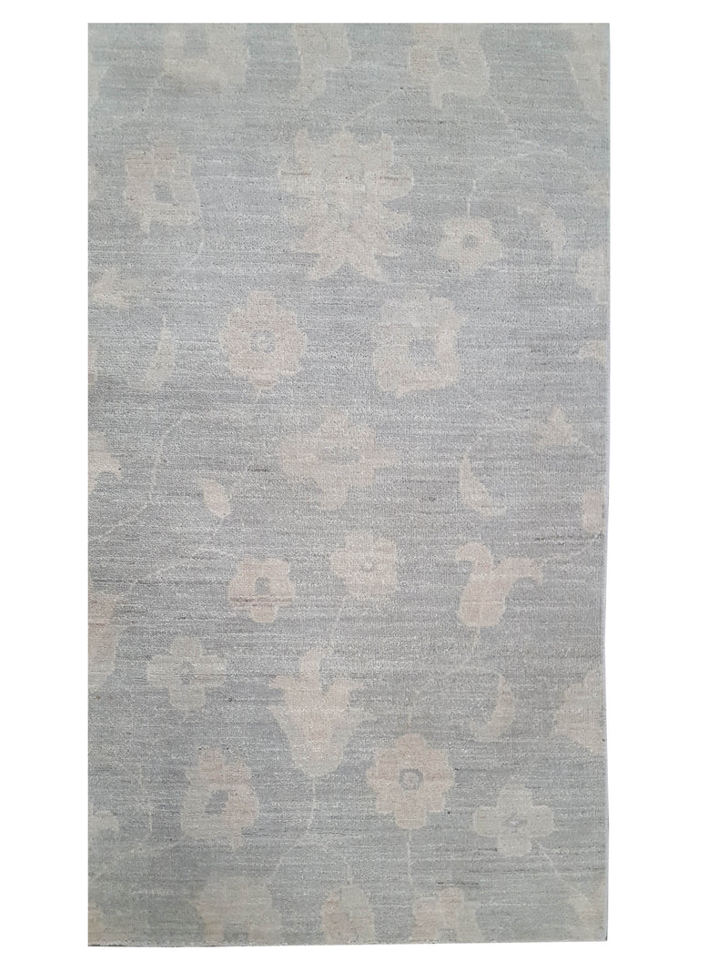 Pacific Ziegler 43455 Grey Ivory Traditional Hand Knotted Rug