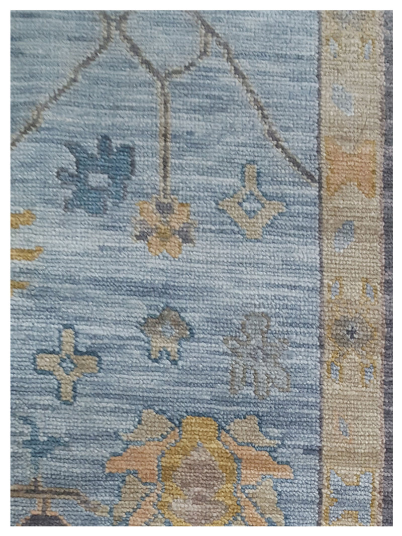Pacific Anatolian Revival 43467 Blue Charcoal Transitional Hand Knotted Rug